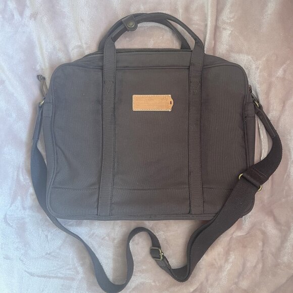 Canvas Messanger Cross-body Laptop Bag – Brand: Property of… (Amsterdam Series) - Picture 2 of 8